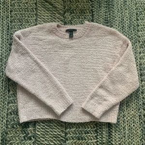 Cozy light pink sweater